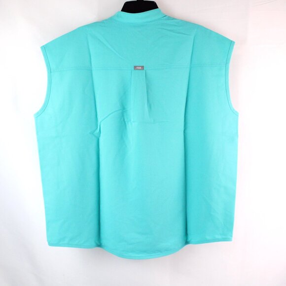 Figs Women's Short Sleeve Tees - Aqua - Picture 3 of 13